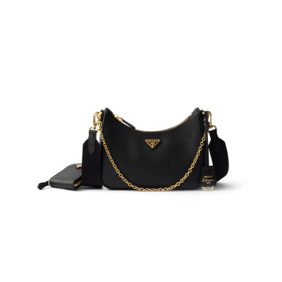 PRADA RE-EDITION 2005 SAFFIANO LEATHER BAG 1BH204 (22*18*6cm)